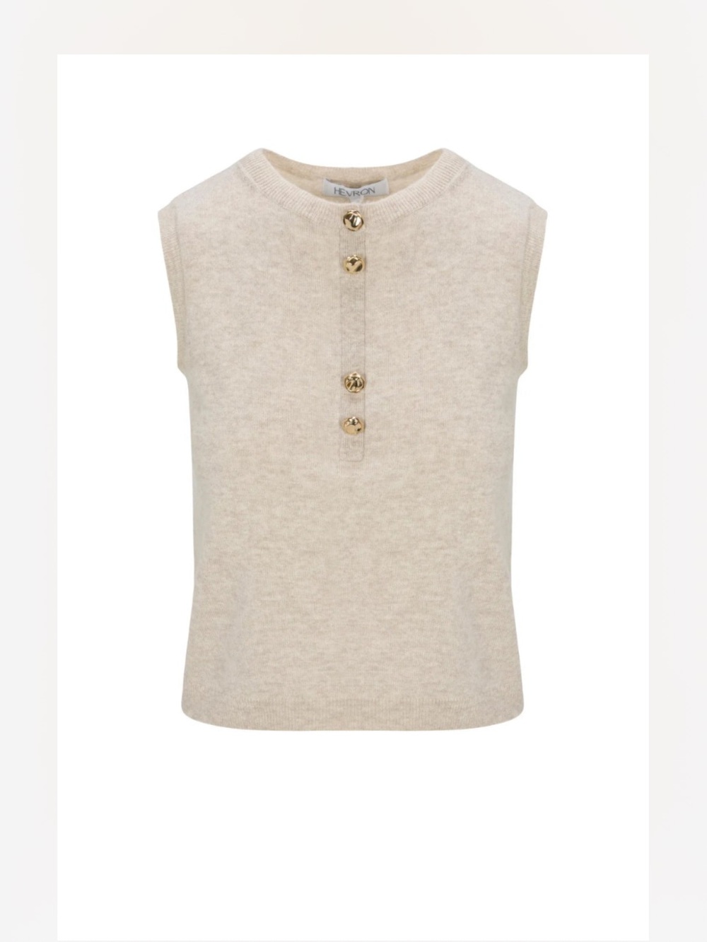 Hevron Sleeveless Madeline Top.